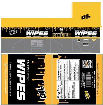 Label Image (Antiseptic Wipes (oil) Bzk 013 0486)